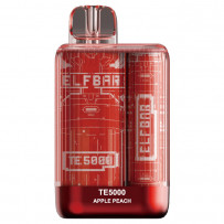 Одноразовая электронная сигарета Elf Bar (TE 5000) - Apple Peach (Яблоко персик)