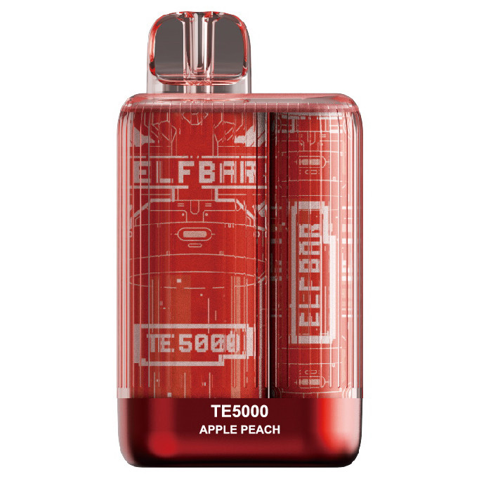 Одноразовая электронная сигарета Elf Bar (TE 5000) - Apple Peach (Яблоко персик)