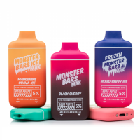Одноразовая электронная сигарета Monster Bars (6000) - Vanilla Custard (Ванильный заварной крем)