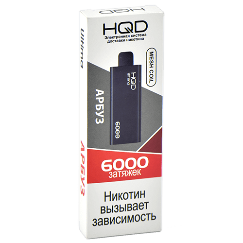 Одноразовая электронная сигарета HQD ULTIMA 6000 - Lush Ice (Арбуз)