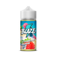 Жидкость BLAZE ON ICE - Strawberry Banana Gum (Жвачка со вкусом Клубники, Банана и Драгонфрута со льдом) 100 мл 3 мг