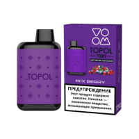 Одноразовая электронная сигарета TOPOL 7000 - Mix Berry (Ягодный микс)