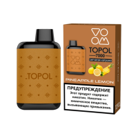 Одноразовая электронная сигарета TOPOL 7000 - Pineapple Lemon (Ананас и лимон)