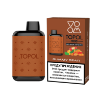 Одноразовая электронная сигарета TOPOL 7000 - Gummy Bear (Мармеладные мишки)