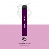 Одноразовая электронная сигарета Soak Q - Grape Soda