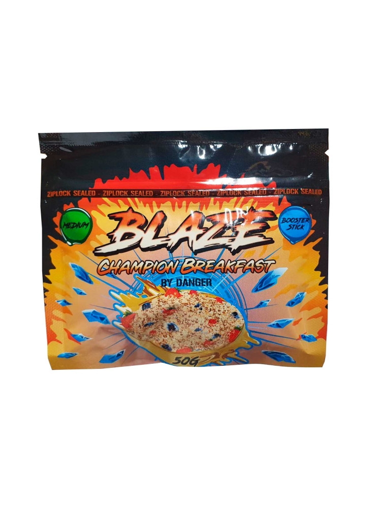 Бестабачная смесь Blaze medium - Bluberry Energy (Черничный энергетик) 50 гр