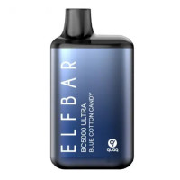 Одноразовая электронная сигарета Elf Bar BC (5000) - Blue Cotton Candy (Черничная сахарная вата)