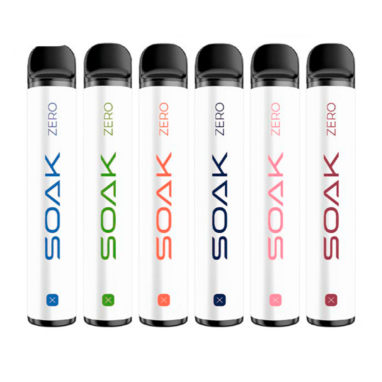 (М) Одноразовая электронная сигарета Soak X Zero 2200 - Ананасовый сок