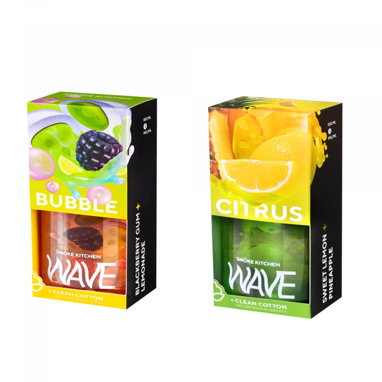 Жидкость Smoke Kitchen Wave 3 Classic - Berry (Маффин Черная смородина) 100 мл (3 мг)