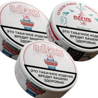 Табак жевательный ODEN`S Extreme Double Mint White Dry 16гр (НЕ ВНОСИТЬ)
